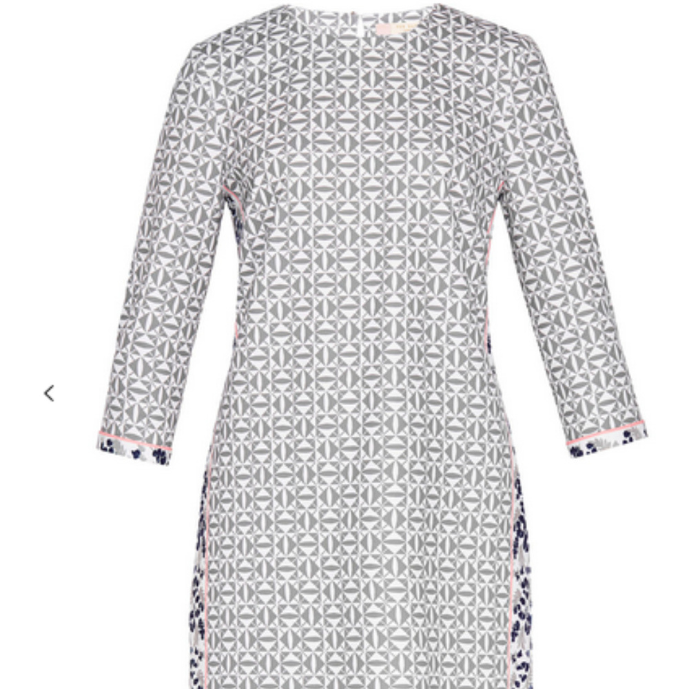 Ted Baker Lealla Geo Floral Print Dress